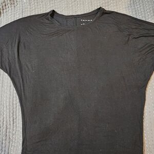 Tahari Black Dolman Sleeved Shirt